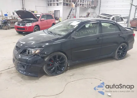 2009 Toyota Corolla S z USA, uszkodzony, nr VIN 1NXBU40E49Z085118